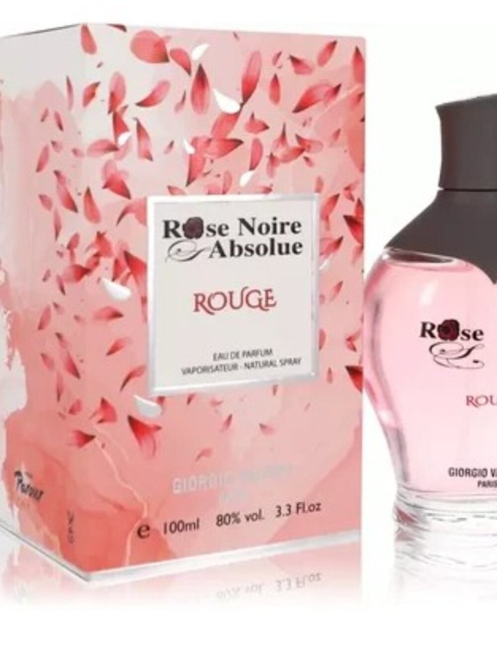 Rose Noire Absolue Rouge W 3.3 OZ  Eau De Parfum Spray By Giorgio Valenti
